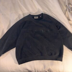 Fear of God Essentials Men’s Black Crewneck Sweatshirt